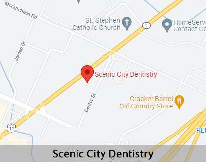 Map image for The Process for Getting Dentures in Chattanooga, TN